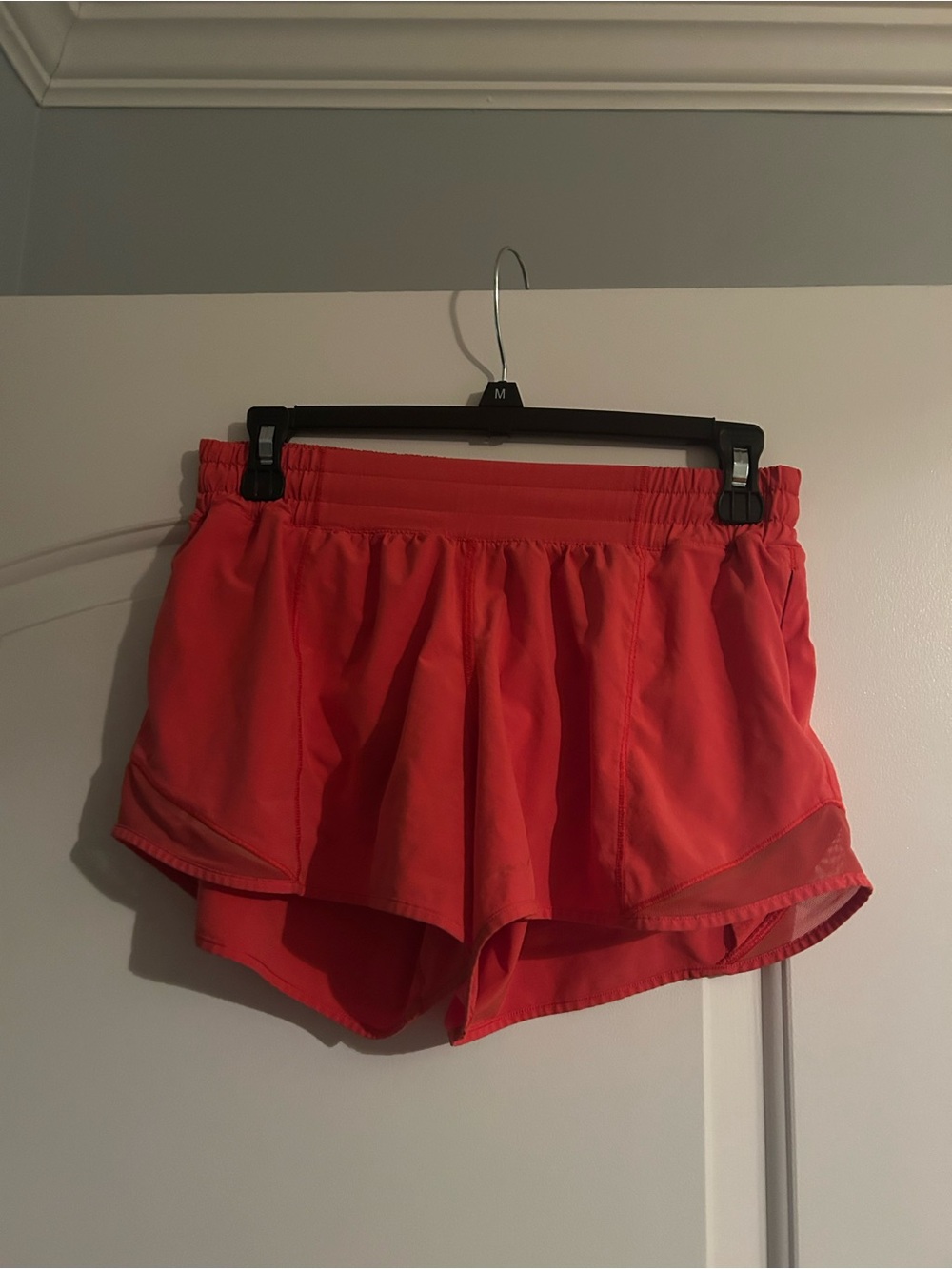 lululemon athletica Coral-Red Athletic Shorts